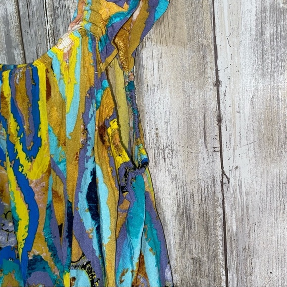 Jodifl Yellow & Blue Tunic Dress - Picture 4 of 5